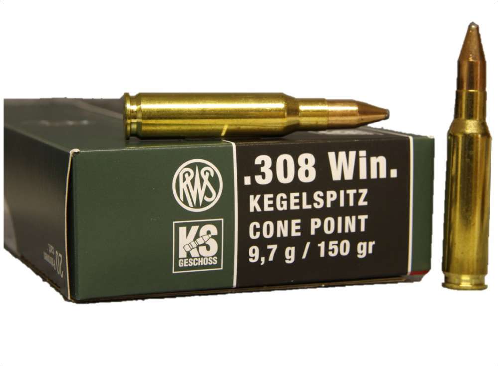RWS .308 150gr Cone Point x20