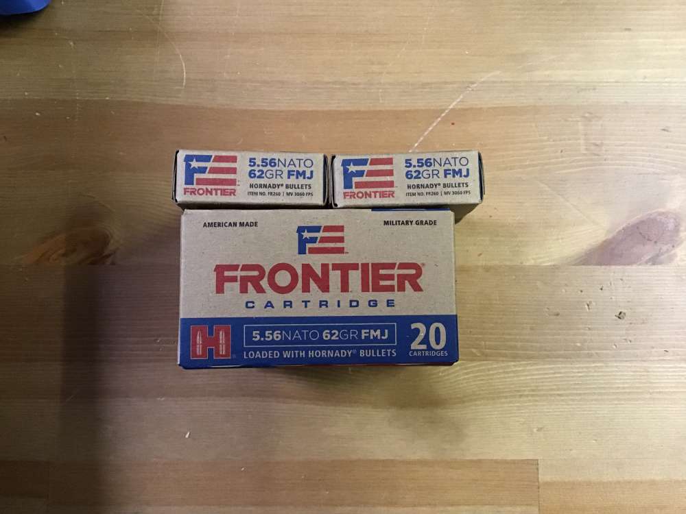 Frontier .223 (5.56) 62gr FMJ