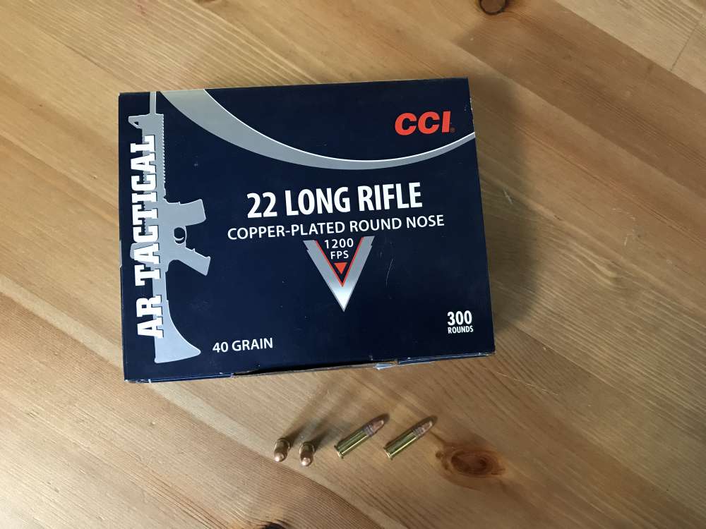 CCI Tactical .22 LR AR 40gr Copper RN x300 - OUT OF STOCK.