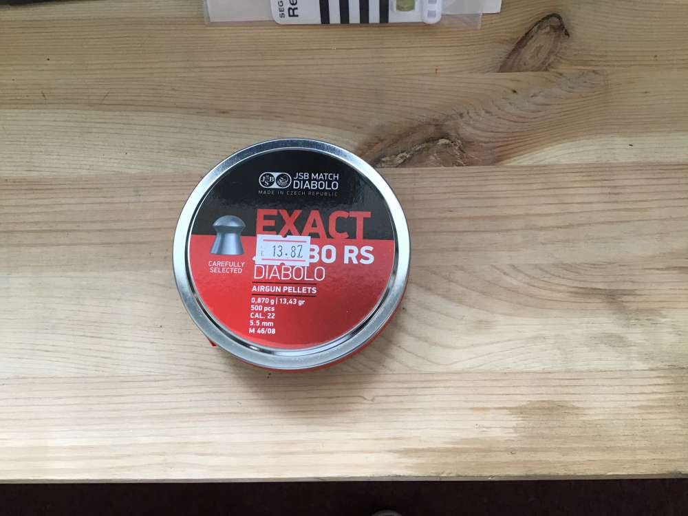 JSB Exact RS Diablo .22 x 500 (14.43gr) - OUT OF STOCK 