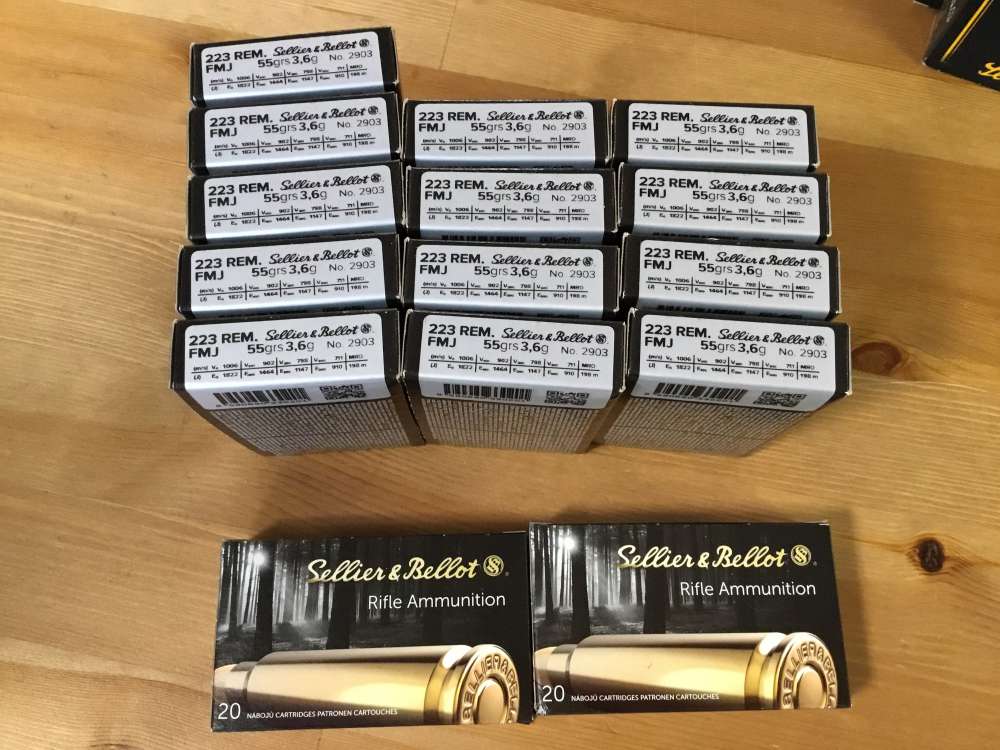Sellier and Bellot .223 55gr FMJ x20