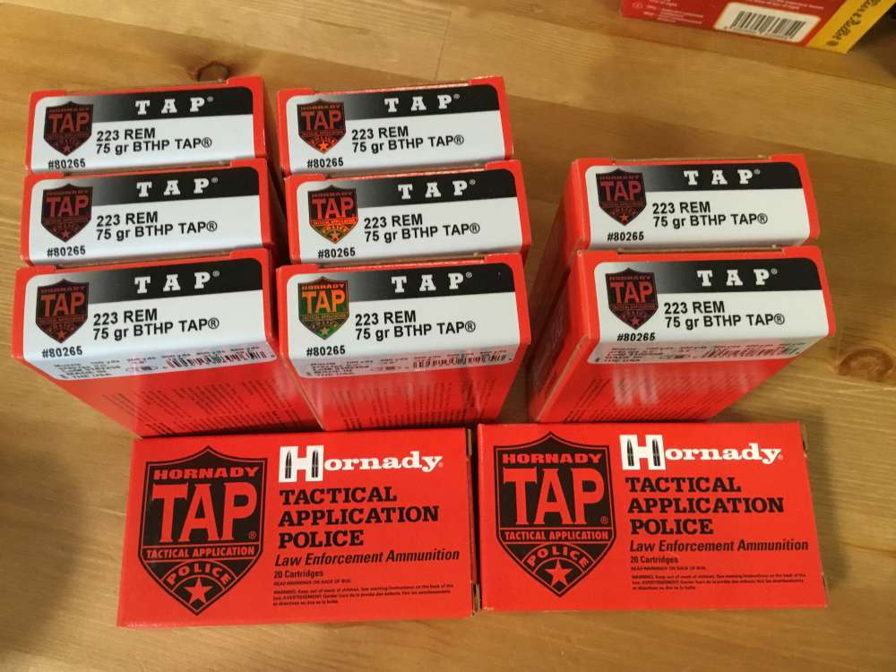 Hornady 223 TAP 75gr BTHP x20 OUT OF STOCK