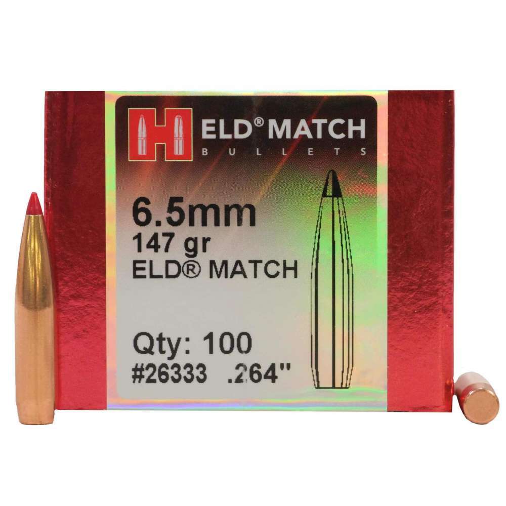 6.5mm 147gr ELD Match x100