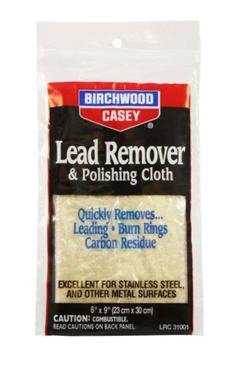 Birchwood casey Lead Remover Polishing Cloth OUT OF STOCK