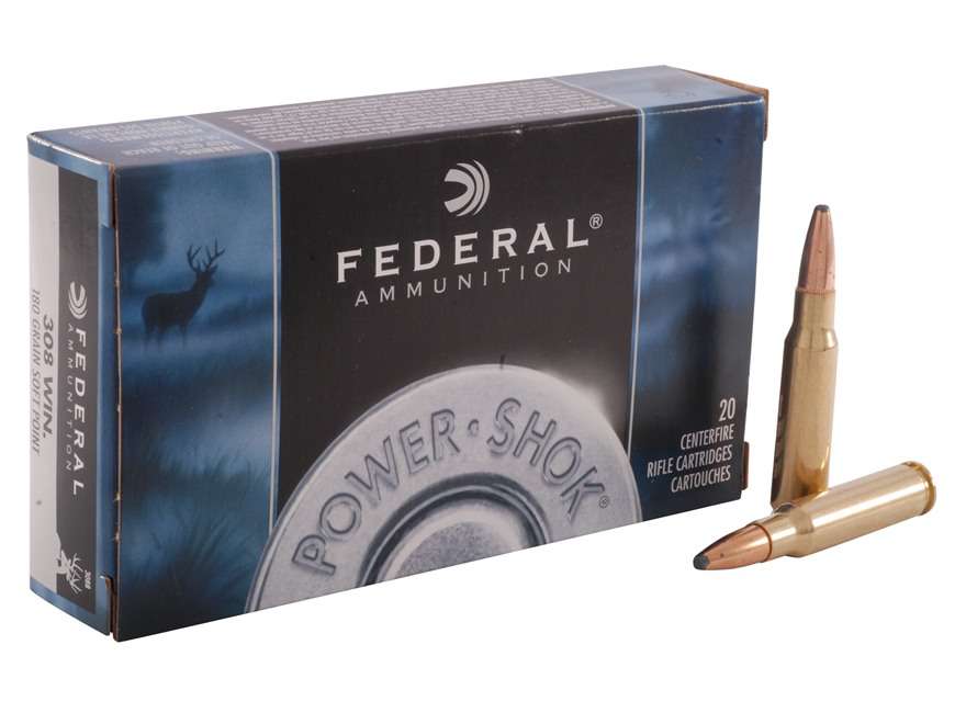 Federal .308 180gr Soft point x20 - OUT OF STOCK