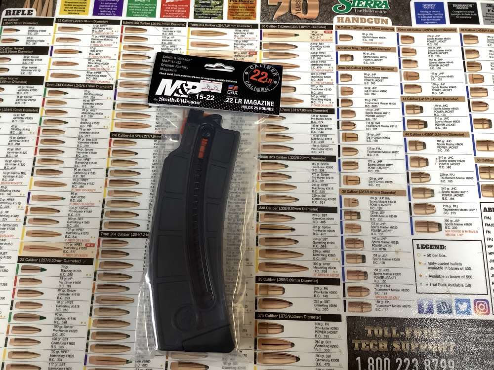 M And P .22 15-22 25rd mag