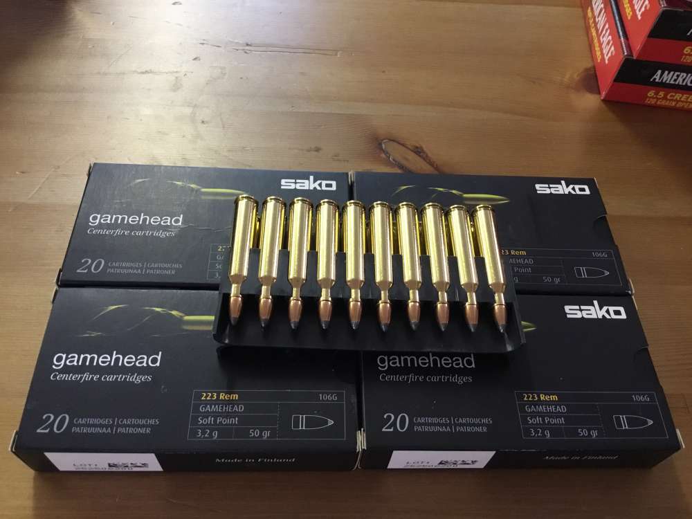 Sako 55gr SP x20  OUT OF STOCK