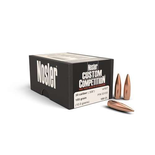 30 cal 155gr Competition HPBT x100